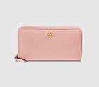 Gucci Leather zip around wallet 456117 CAO0G 5909