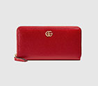 Gucci Leather zip around wallet 456117 CAO0G 6433