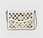 Gucci Medium cutout leather shoulder bag 550138 0ZAAX 8599