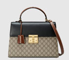 Gucci Padlock GG Supreme top handle bag 432674 KLQJG 9785