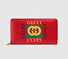 Gucci Print leather zip around wallet 496317 0GDAT 6461