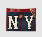 Gucci Rajah large tote with NY Yankees patch 537219 0X7CX 4071