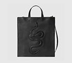 Gucci Snake embossed leather soft tote 450950 DSVHT 1000