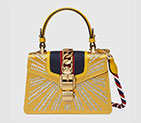 Gucci Sylvie crystal mini bag 470270 9AAQG 7289