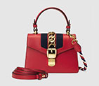 Gucci Sylvie leather mini bag 470270 D4ZAG 8457