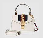 Gucci Sylvie leather mini bag 470270 D4ZAG 8605