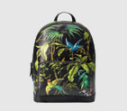 Gucci Tropical print leather backpack 406370 DLP2T 3161