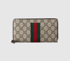 Gucci Web GG Supreme zip around wallet 408831 KHN4N 9791