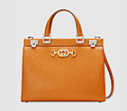 Gucci Zumi grainy leather medium top handle bag 564714 1B90X 7744