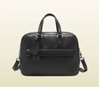 Gucci black leather briefcase 322058 A7M0N 1000