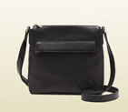 Gucci black leather messenger bag 322059 A7M0N 1000 322059