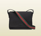 Gucci black techno canvas messenger bag 337074 KWT5N 1060