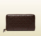 Gucci bree guccissima leather zip around wallet