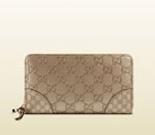 Gucci bree guccissima leather zip around wallet