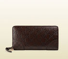 Gucci bree guccissima leather zip around wallet