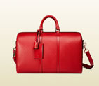 Gucci bright diamante leather medium duffel