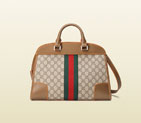Gucci gg supreme canvas duffel tote