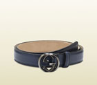 Gucci leather belt with interlocking G buckle 336829 AP00R 4009