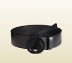 Gucci leather belt with interlocking G buckle 368186 BGH0V 1000