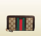 Gucci rania original GG canvas zip around wallet