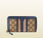 Gucci rania original GG canvas zip around wallet