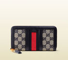 Gucci rania original GG canvas zip around wallet