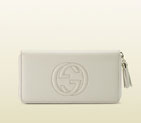 Gucci soho leather zip around wallet
