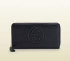 Gucci soho leather zip around wallet