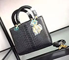 Lady Dior Bag Python leather D1655
