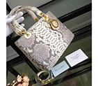 Lady Dior Bag Python leather D1655