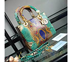 Lady Dior Bag Python leather D1655
