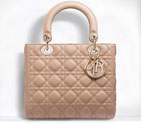Lady Dior bag in Nude lambskin CAL44550 M05U