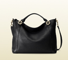 Miss GG leather top handle bag