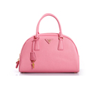 PRADA Saffiano Leather Tote Bag BL0852 in Cherry pink