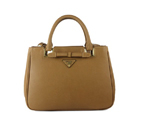 Prada Saffiano Calf Leather Tote Bag 2246 in Apricot