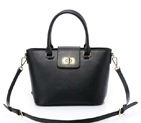 Prada Saffiano Leather Handbag BN2236 in Black