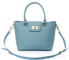 Prada Saffiano Leather Handbag BN2236 in Light Blue