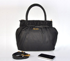 Prada waterproof nylon handbag in Black