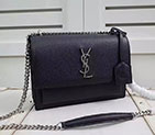 SAINT LAURENT MEDIUM SUNSET MONOGRAM SAINT LAURENT SATCHEL IN Original LEATHER
