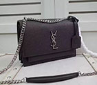 SAINT LAURENT MEDIUM SUNSET MONOGRAM SAINT LAURENT SATCHEL IN Original LEATHER