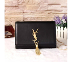 SAINT LAURENT Monogramme Cross-body Shoulder Bag 311217 Black 311217