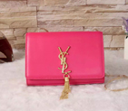SAINT LAURENT Monogramme Cross-body Shoulder Bag 311217 Rose
