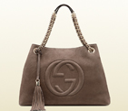 Soho nubuck leather shoulder bag