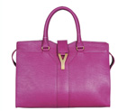 Yves Saint Laurent Cabas Chyc Bag Large 8222 Purple