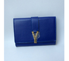 Yves Saint Laurent Classic Clutch 311213 Blue