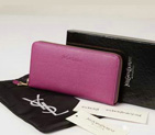 Yves Saint Laurent Zippy Wallet 241153 Purple