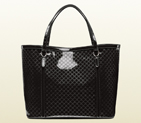 gucci nice microguccissima glossy patent leather tote