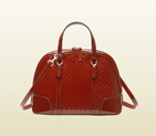 gucci nice microguccissima patent leather top handle bag