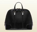 gucci nice microguccissima patent leather top handle bag