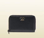 gucci swing leather zip around wallet
